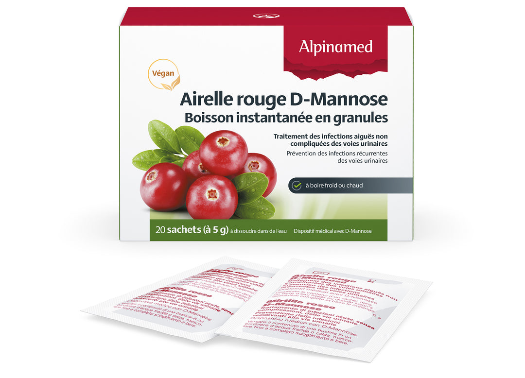ALPINAMED Airelle rouge-D-Mannose gran 20 sach 5 g