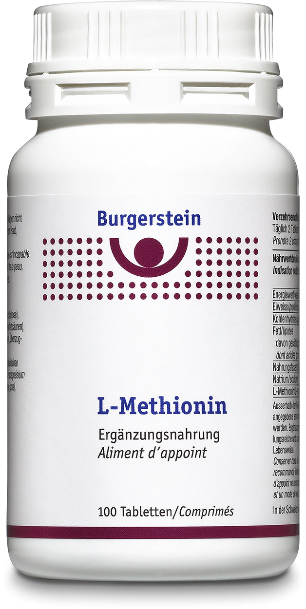 BURGERSTEIN L-Methionin tablets 100 pieces