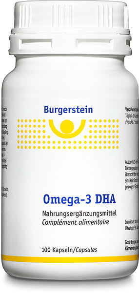 BURGERSTEIN Omega-3 DHA Kapseln 100 Stück