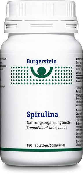 BURGERSTEIN Spirulina tablets box 180 pieces