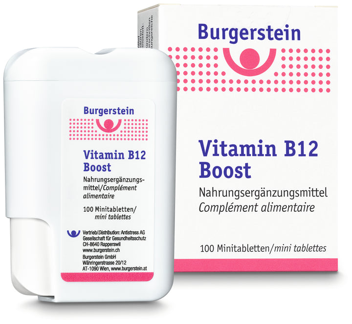BURGERSTEIN Vitamin B12 Boost mini tablets 100 pieces