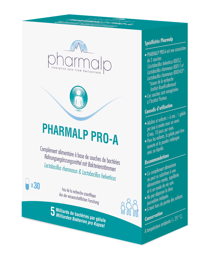 Pharmalp Pro-A probiotiques 30 caps. - Médecine Complémentaire Genève