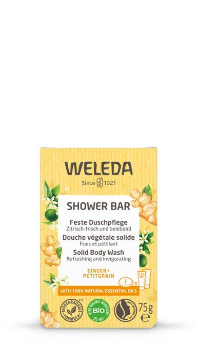 Weleda Solid vegetable shower ginger + small grain 75g